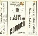 Produto veterinário produzido pelo IBAA na década de 40.