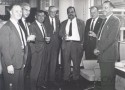 Reunião realizada na Reitoria da Universidade Federal do Paraná -UFPR. Em 18 de dezembro de 1958 foi criado o Instituto de Bioquímica da Universidade do Paraná- IBUP, tendo o Metry Bacila como diretor.