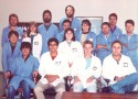 Funcionários da Divisão de Metal Mecânica do Instituto de Tecnologia do Paraná - Tecpar, em 1986.