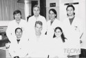 Funcionários do Laboratório de Química dos Metais do Instituto de Tecnologia do Paraná - Tecpar, de junho de 1993.