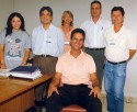 Equipe de funcionários do Núcleo de Certificação, em 19 de fevereiro de 1998.