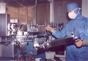 Laboratório de Vacina Anti-Rábica Humana do Tecpar, unidade Juvevê, em 1991.