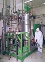 Laboratório destinado à produção da Vacina Tríplice DTP - difteria, tétano e pertússis. Atualmente, é produzida a Proteína Monomérica Tetânica para a Fiocruz -Fundação Oswaldo Cruz.